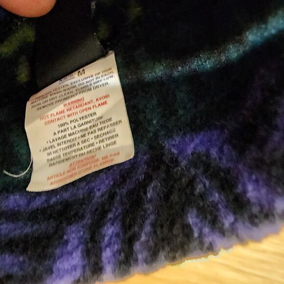 Patagonia Vintage 90’s Kids Size Medium Beanie Hat Fleece Cap Youth Retro Aztec - Picture 6 of 8